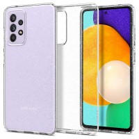 Силиконов калъф кейс Spigen Liquid Crystal Glitter Samsung Galaxy A52 / A52s, прозрачен	