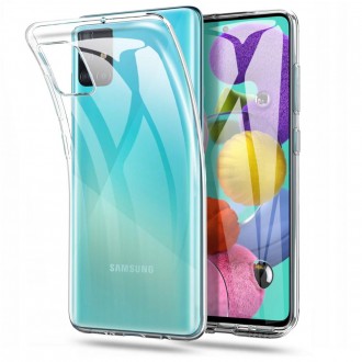 Силиконов калъф кейс TECH-PROTECT FLEXAIR за Samsung A71 ,прозрачен