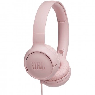 Слушалки с 3.5 мм жак JBL T500, Розови