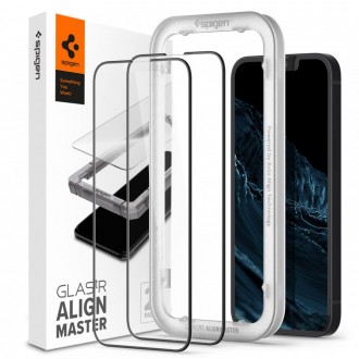 Стъклен протектор Spigen Alm Glas FC за iPhone 13 mini - 2 броя