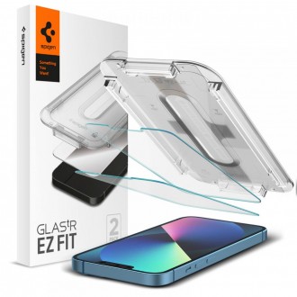 Стъклен протектор SPIGEN GLAS.TR ”EZ FIT” 2-PACK за iPhone 13 Pro Max