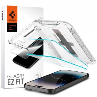 Стъклен протектор Spigen GLAS.tR ez Fit Apple iPhone 14 Pro Max - 2 бр	