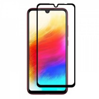 Стъклен протектор за целият екран  Full 5D за Xiaomi Redmi Note 7 / Note 7 Pro, черен