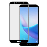  Стъклен протектор за целият екран Smart Glass 5D за Huawei Y6 2018 черен 