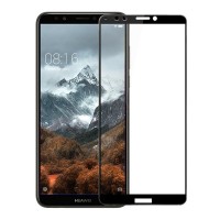 Стъклен протектор за целият екран Smart Glass 5D за Huawei Y7 2018 / Y7 2018 Prime черен