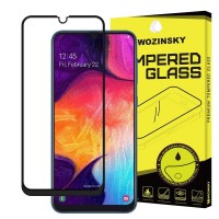 Стъклен протектор за целият екран Wozinsky Full Glue за Samsung A40 ,черна рамка