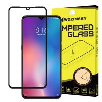 Стъклен протектор за целият екран Wozinsky Full Glue за Xiaomi Mi 9 ,черена рамка 