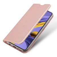 Страничен калъф тип тефтер DUX DUCIS за Samsung A41, розов