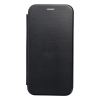 Страничен калъф тип тефтер Elegance Book за Samsung A12, Черен