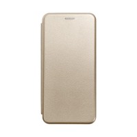 Страничен калъф тип тефтер Elegance Book за Samsung A12, Златен