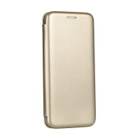 Страничен калъф тип тефтер Elegance Book за Samsung A70 златен