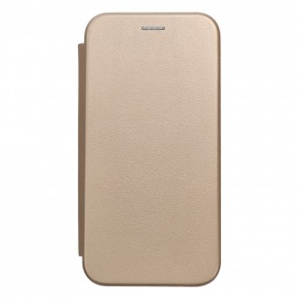 Страничен калъф тип тефтер Elegance Book за Xiaomi MI 11 Lite 5G / MI 11 Lite LTE 4G, Златен