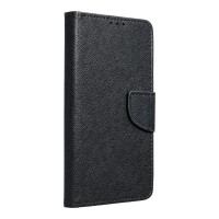 Страничен калъф тип тефтер Fancy Book за Samsung A02s, Черен