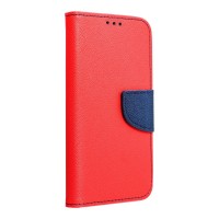 Страничен калъф тип тефтер Fancy Book за Samsung A12, Червен