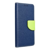 Страничен калъф тип тефтер Fancy Book за Samsung Galaxy J3 2017, син