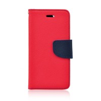 Страничен калъф тип тефтер Fancy за Samsung i9300 S3 / S3 Neo червен