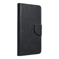 Страничен калъф тип тефтер, Forcell Fancy Book , за Samsung Galaxy A6 Plus 2018, черен