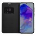 Страничен калъф тип тефтер Luna Book Carbon за Samsung Galaxy A17, Черен 1