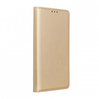 Страничен калъф тип тефтер Smart Book за LG K41s, Златен