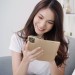 Страничен калъф тип тефтер Smart Book за Xiaomi Poco X3, златист 2