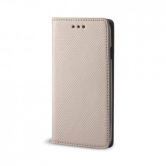 Страничен калъф тип тефтер Smart Magnet за Xiaomi Mi 9 Lite златен