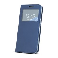 Страничен калъф тип тефтер за Huawei Mate 10 Lite с прозорче син
