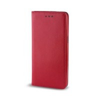 Страничен калъф тип тефтер за Huawei Y6 2018 Magnet червен