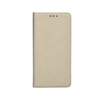 Страничен калъф тип тефтер за Samsung G955 S8 Plus Smart Book златен