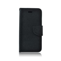 Страничен калъф тип тефтер за Samsung I8190 S3 Mini Fancy book черен