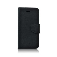 Страничен калъф тип тефтер за Sony Xperia XA1 Fancy book черен