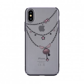 Твърд гръб кейс за iPhone X DEVIA Shell black