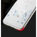 Твърд кейс Kingxbar Swan Series за iPhone XR с камъни SWAROVSKI Silver 1