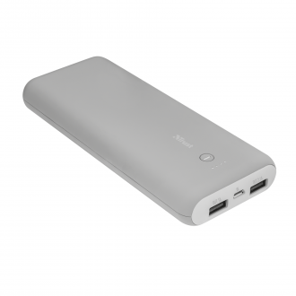 Външна преносима батерия 16750 MAH Trust Power Bank сива