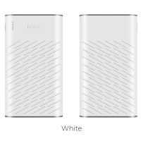 Външна преносима батерия 20000 mAh HOCO Power Bank B31 бяла