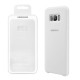 Оригинален силиконов кълъф за Samsung Galaxy S8 Plus Silicone Cover Silky and Soft-Touch finish EF-PG955TWEGWW White