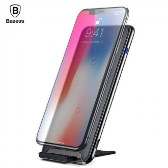 Wirless безжично зарядно Baseus Three-coil BSWC-P03 черно