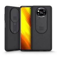 Заден твърд гръб Nillkin CAMSHIELD за Xiaomi Poco X3 / X3 NFC / X3 Pro, Черен