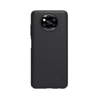 Заден твърд гръб Nillkin Frosted Shield за Xiaomi Poco X3 / X3 NFC / X3 Pro, Черен